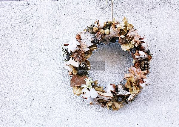 白樺木北歐鄉村風聖誕圈 白樺木北歐鄉村風聖誕圈