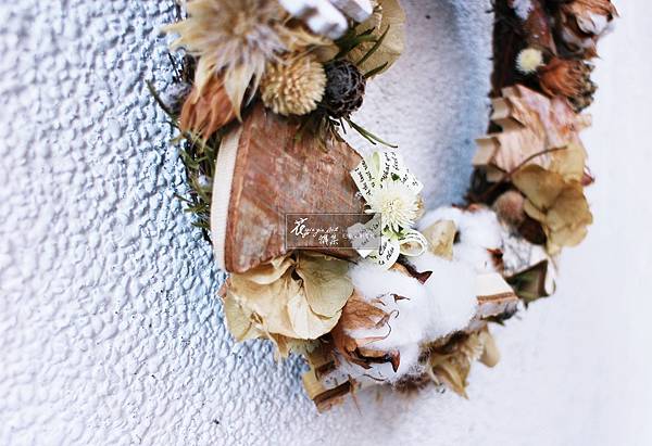 白樺木北歐鄉村風聖誕圈 白樺木北歐鄉村風聖誕圈