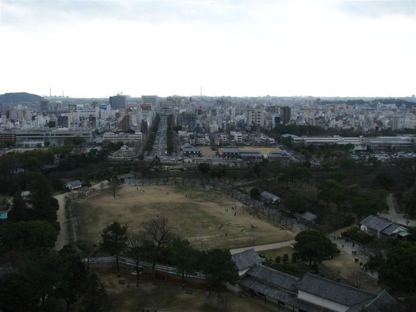 天守閣頂看出去的風景7