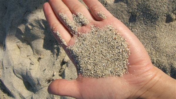 海邊的沙