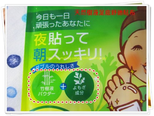 體驗y拍 小紅帽 日本小物 天然樹液足底舒適貼布 飛飛之家 痞客邦