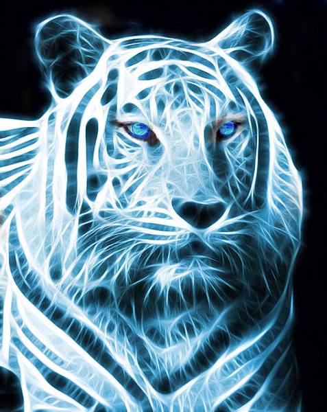 Light effect tiger