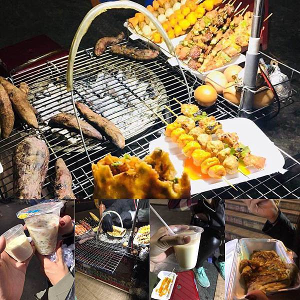 串燒跟豆漿