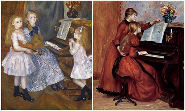 雷諾瓦 彈鋼琴的少女 尹萍老師說說 畫 痞客邦