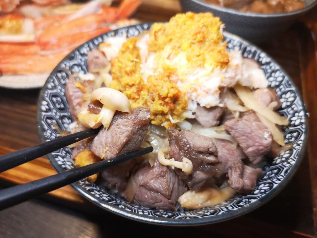 開丼/帝王蟹丼飯