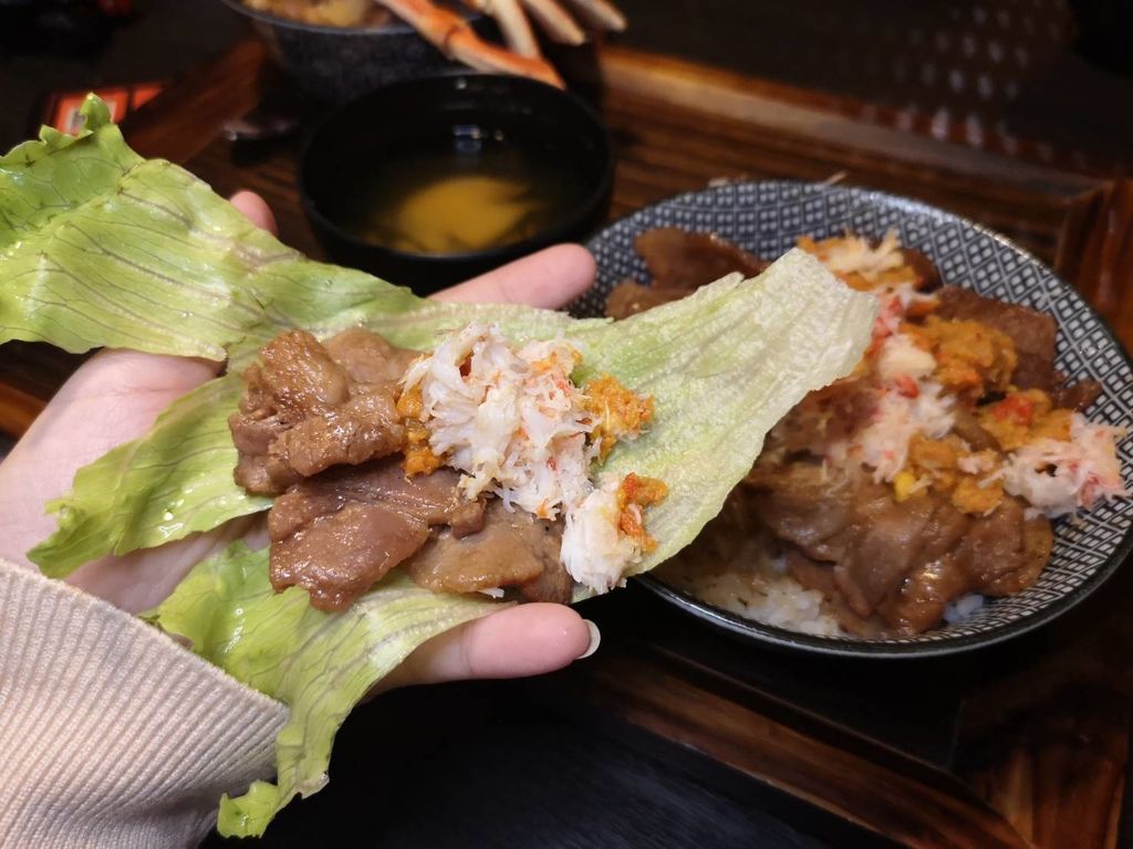 開丼/帝王蟹丼飯