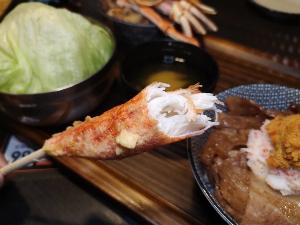 開丼/帝王蟹丼飯