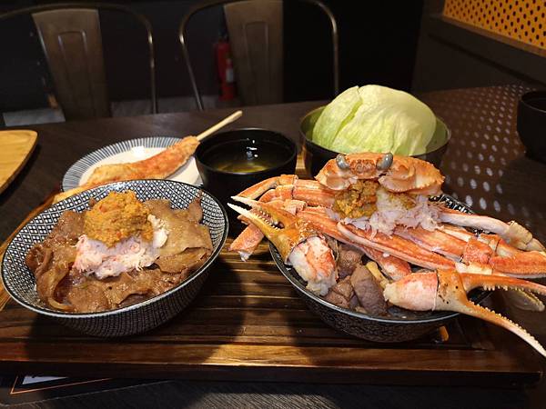 開丼/帝王蟹丼飯