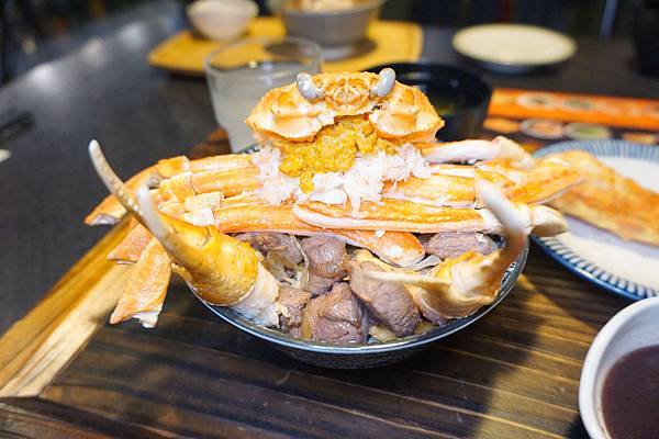 開丼/帝王蟹丼飯