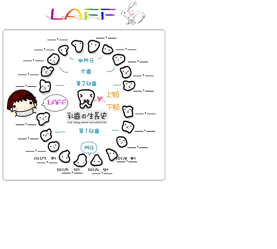 LAFF牙齒記錄表.doc123