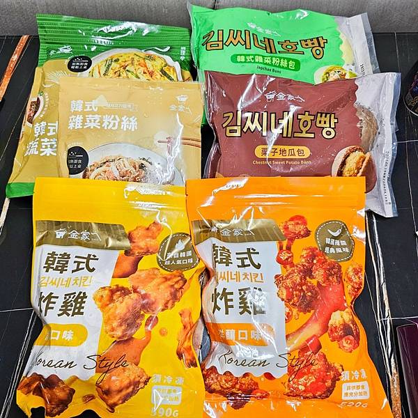 開箱韓式料理『金家ㄟ』韓式冷凍商品❗冷凍新品雜菜粉絲﹐在家就