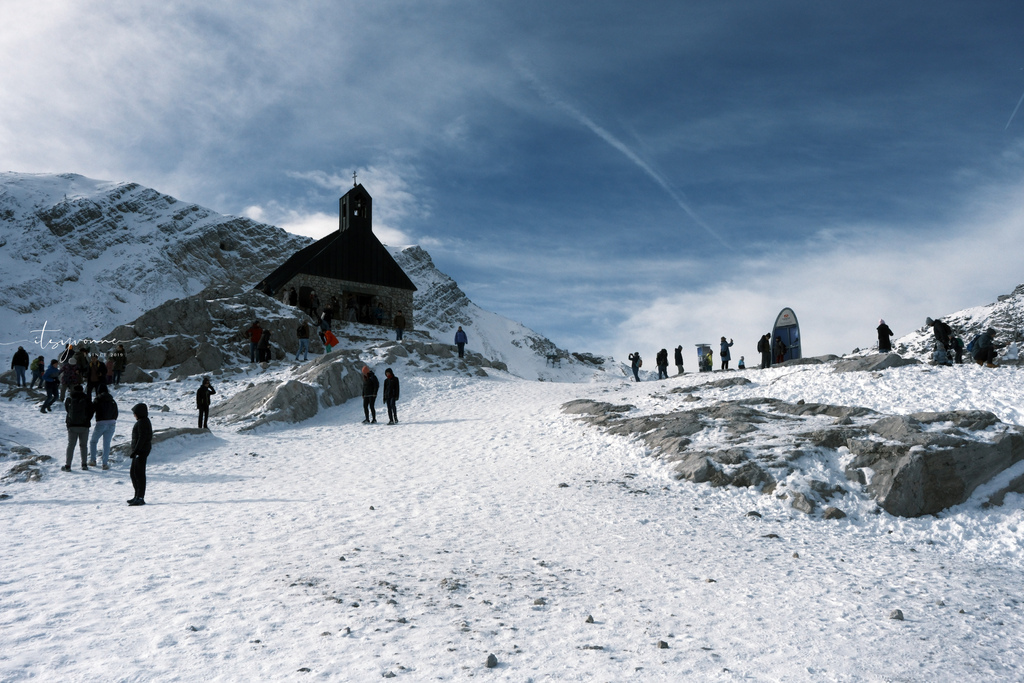 德國慕尼黑｜楚格峰，人生的第一眼雪景