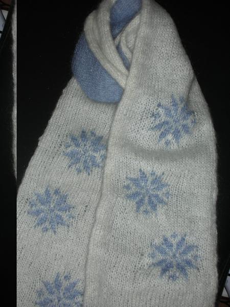 snowflake scarf