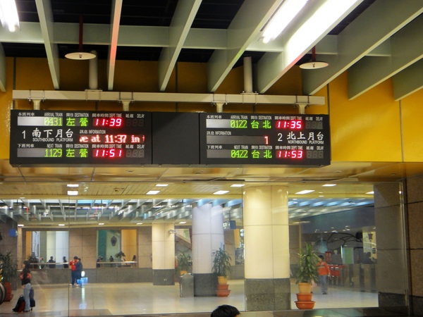 高鐵月台資訊