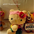 夏威夷限定 ♥ Hello Kitty 草裙舞花環吊飾 