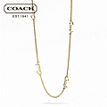 COACH 金色字母LOGO長項鍊