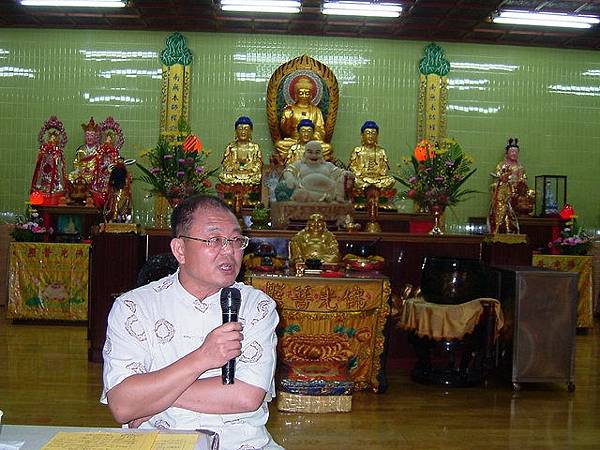 卓克華教授演講宗教的神祇