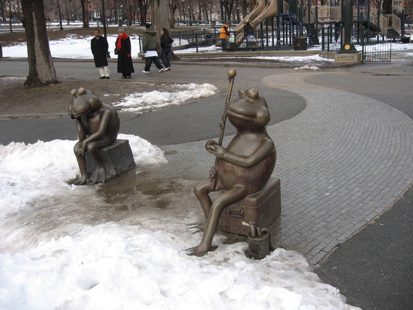 Frog Pond in Boston Common