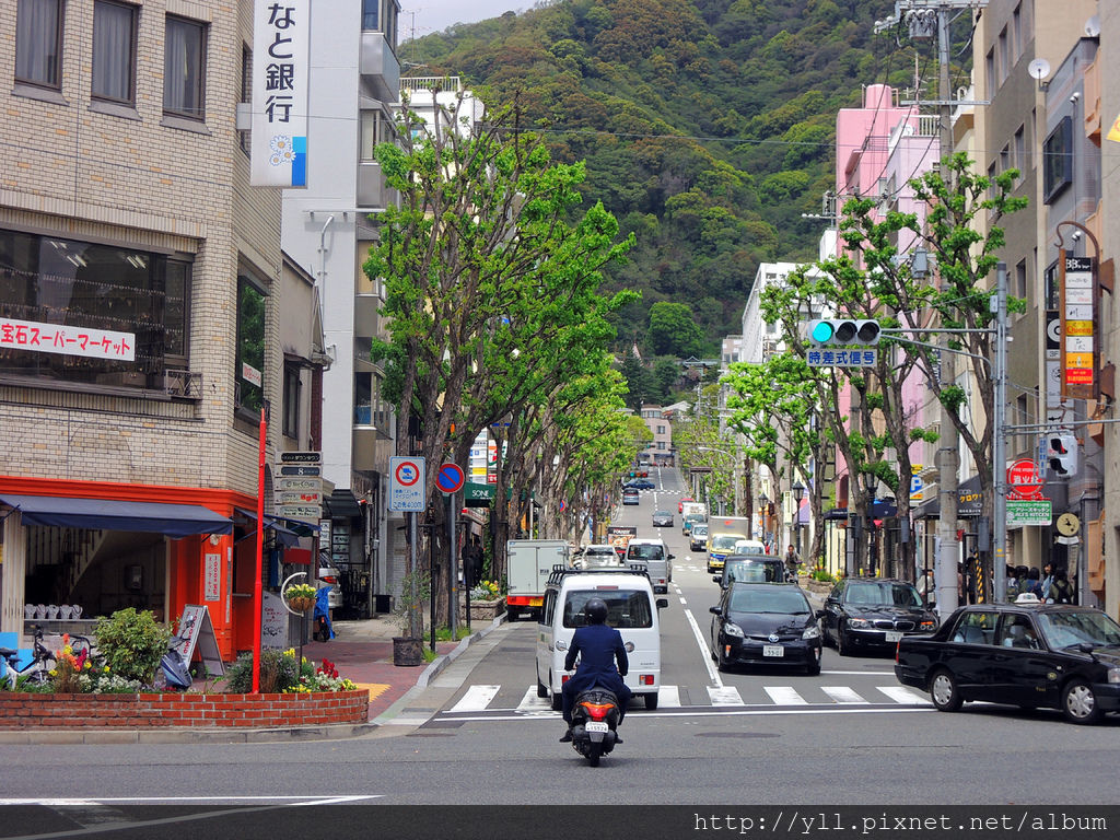 通往異人館街的北野坂