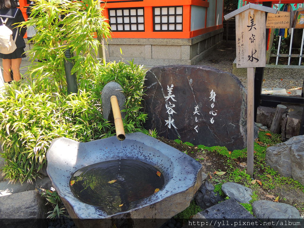 八阪神社 美容水