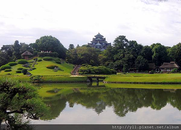 【岡山】後樂園、岡山城、吉備糰子 後樂園、岡山城