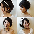 新娘秘書_短髮造型 bridal hair and makeup