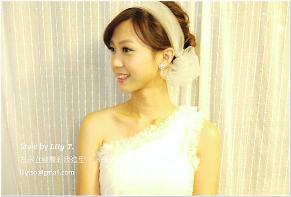 台北新娘秘書 左永立 bridal hair and makeup