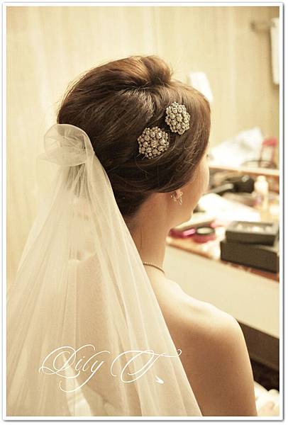 北部新娘秘書 短髮新娘造型 bridal hair and makeup