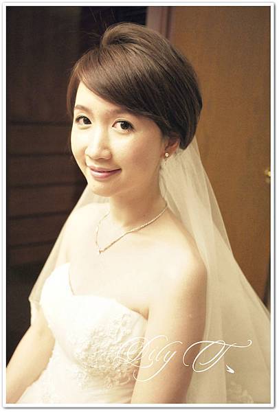 北部新娘秘書 短髮新娘造型 bridal hair and makeup