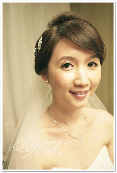 北部新娘秘書 短髮新娘造型 bridal hair and makeup