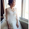 台北新娘秘書左永立 新娘白紗編髮造型 Bridal hair and makeup