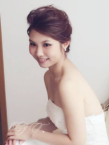 台北新娘秘書 新娘白紗蕾絲造型bridal hair and makeup 