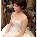 台北新娘秘書左永立 新娘白紗編髮造型 Bridal hair and makeup