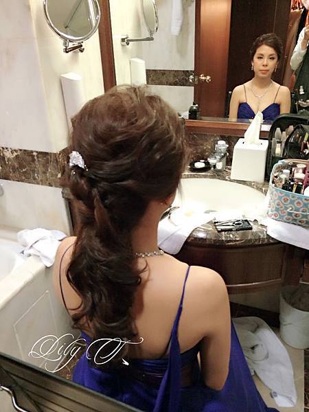 台北新娘秘書Lily左永立 韓風新娘典雅白紗造型 韓風新娘造型 自助婚紗造型  新娘化妝造型