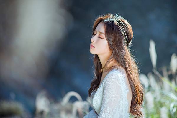 台北新秘推薦 新娘化妝髮型 美式波西米亞風格婚紗 海外婚禮婚紗新秘 Bridal hair &makeup  水晶蕾絲 琪琪小姐 個人彩妝教學 美式風格婚紗