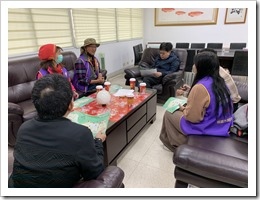 於校長室研討 於校長室研討