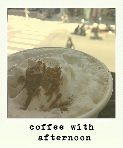 coffee with afternoon