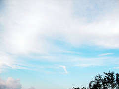 wind, cloud, blue sky in 三芝海邊