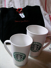 Starbucks's Mug & bag by Taiwan