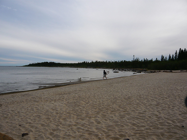 吃完臭魚散步去海邊