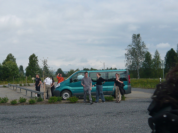 特地為台灣來的親友們租的車