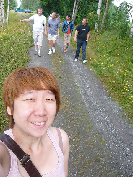 0730 台灣進香團參訪瑞典原住民石壁畫