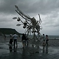 大風大雨的海生館