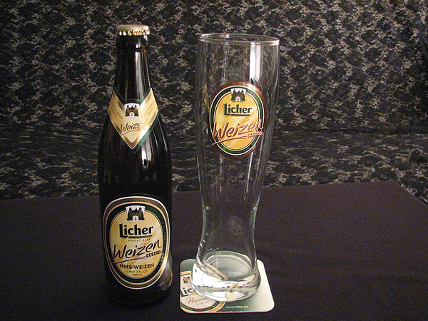 麗榭小麥酵母啤酒(Licher Weizen)與同款啤酒杯(500ml)