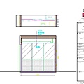 立面圖 (餐廳拉門)