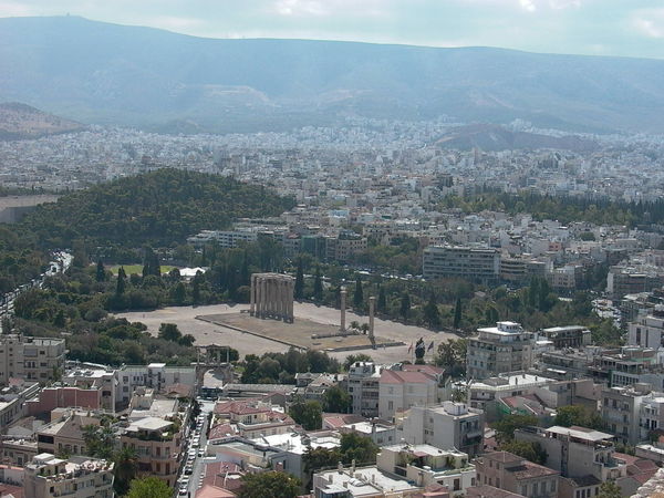 Overview of Temple of Olympian Zeus