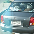 Egypt car plate