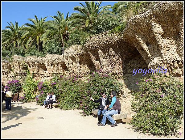 西班牙 巴塞隆納 高第 奎爾公園 Parc Güell, Barcelona, Spain