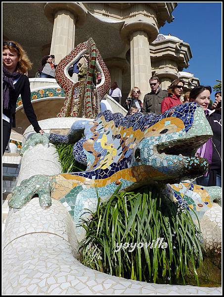 西班牙 巴塞隆納 高第 奎爾公園 Parc Güell, Barcelona, Spain