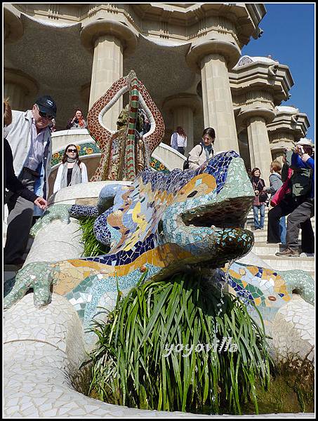 西班牙 巴塞隆納 高第 奎爾公園 Parc Güell, Barcelona, Spain